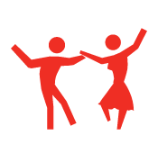 two people dancing